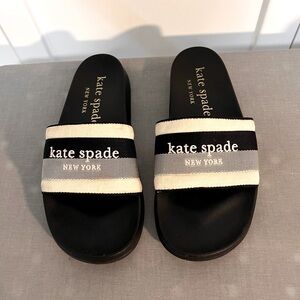 Kate Spade Women’s Slides - Black and White
